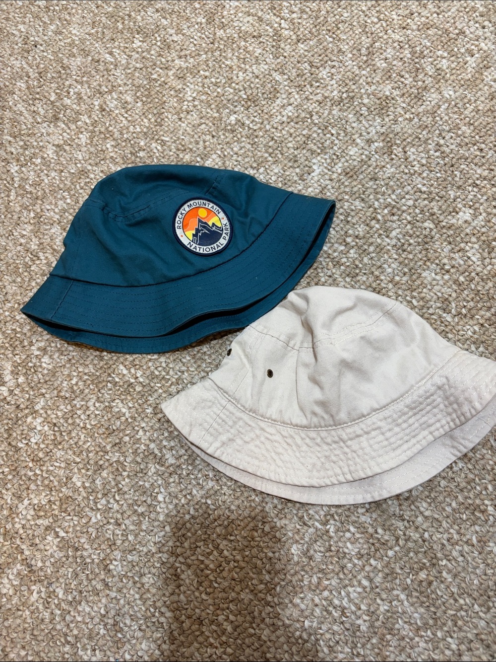 Rocky Mountain National Park Bucket Hat and Tan Bucket Hat Bundle